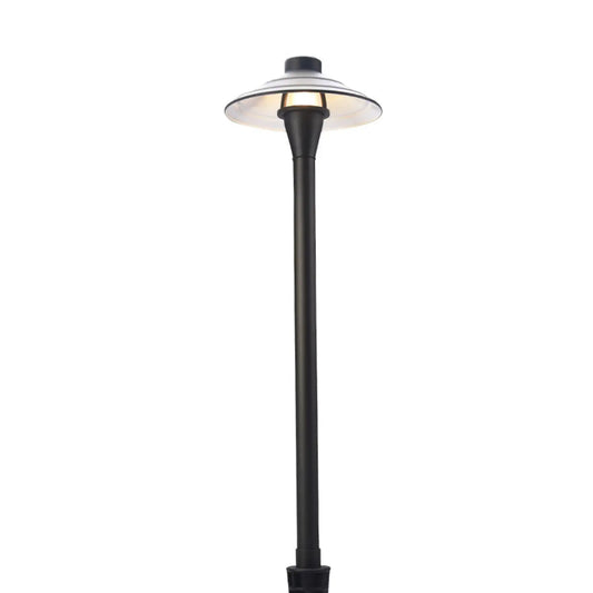 Premium stigljus landskap platt hatt gjuten mässing G4-sockel 72″ ledningskabel