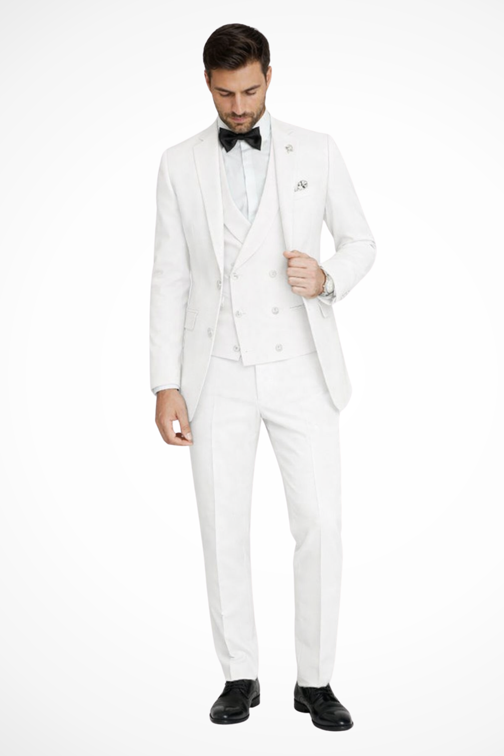 Men's Dark Green Three-Piece Suit | Tailored Wedding Formalwear - View 6