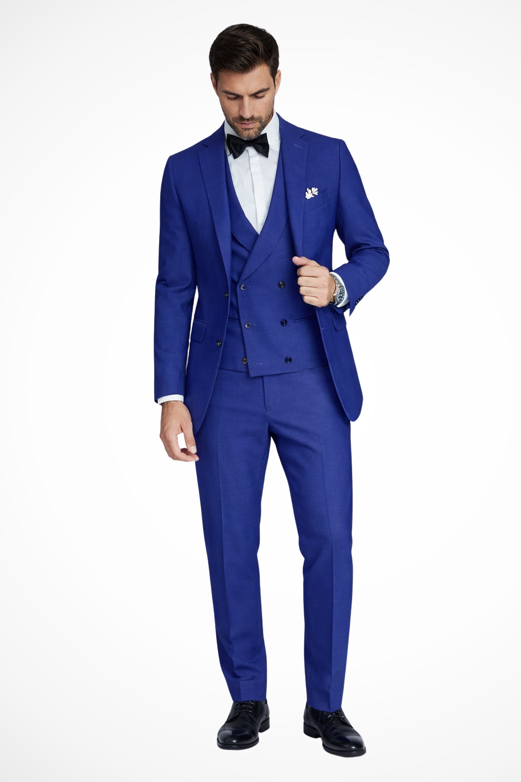Men's Dark Green Three-Piece Suit | Tailored Wedding Formalwear - View 10