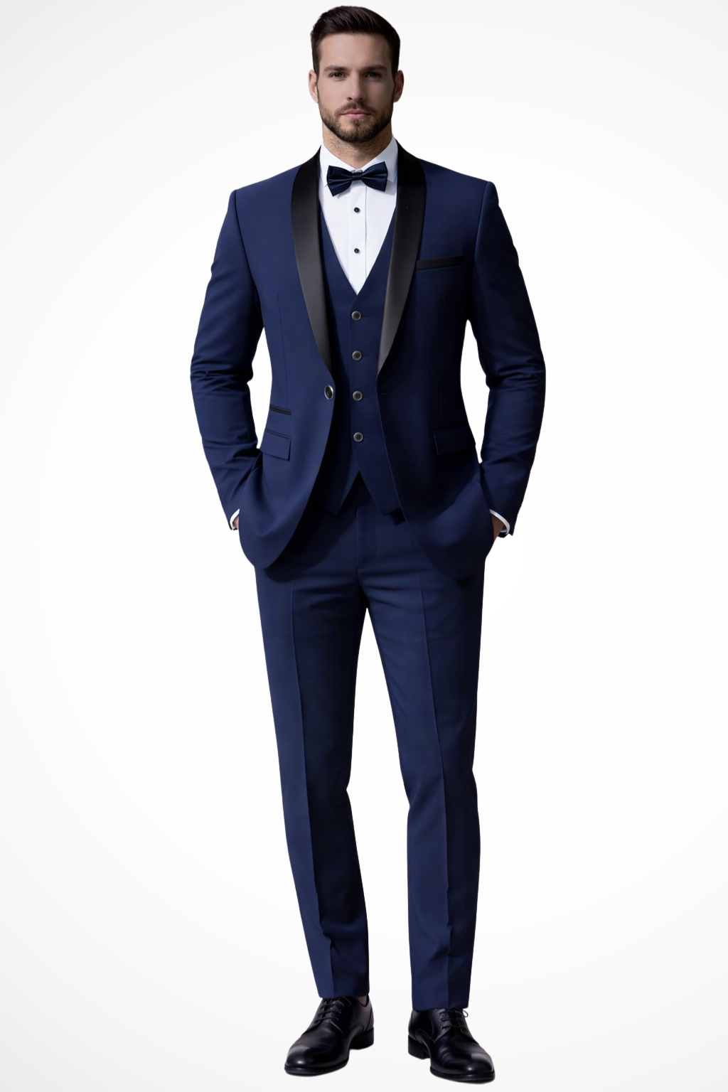Men's Suit | Elegant Three-Piece Tailored Summer Wedding Attire - View 3