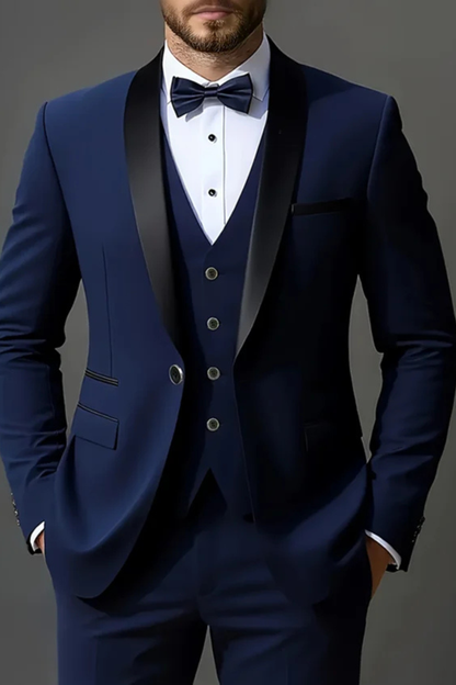 Men's Suit | Elegant Three-Piece Tailored Summer Wedding Attire - View 4