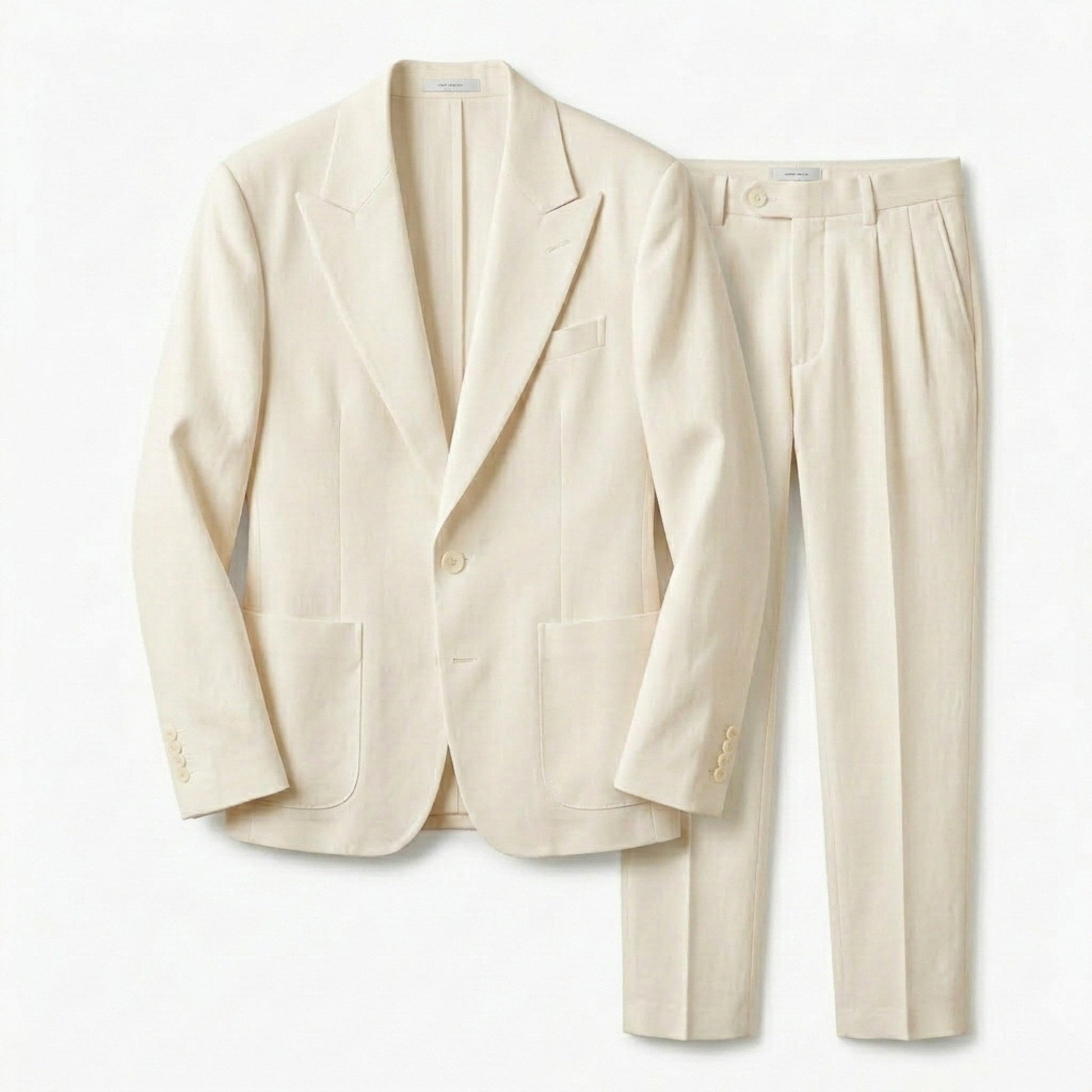 Men's Suit Two-Piece Set | Tailored Black Formal Wedding Suit - View 6