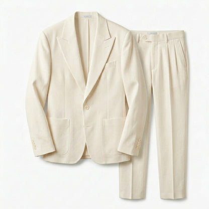 Men's Suit Two-Piece Set | Tailored Black Formal Wedding Suit - View 6