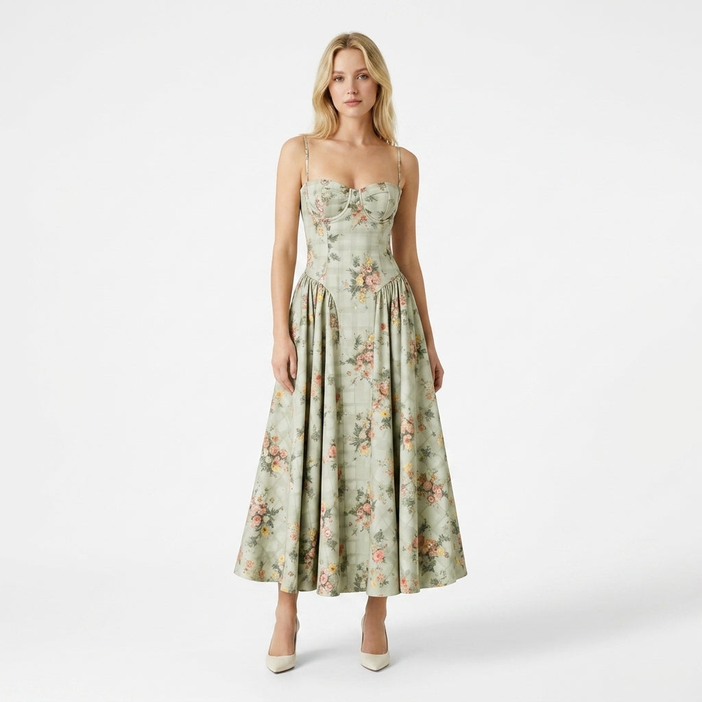 Floral Midi Dress | Elegant Summer Wedding Guest Style - View 2