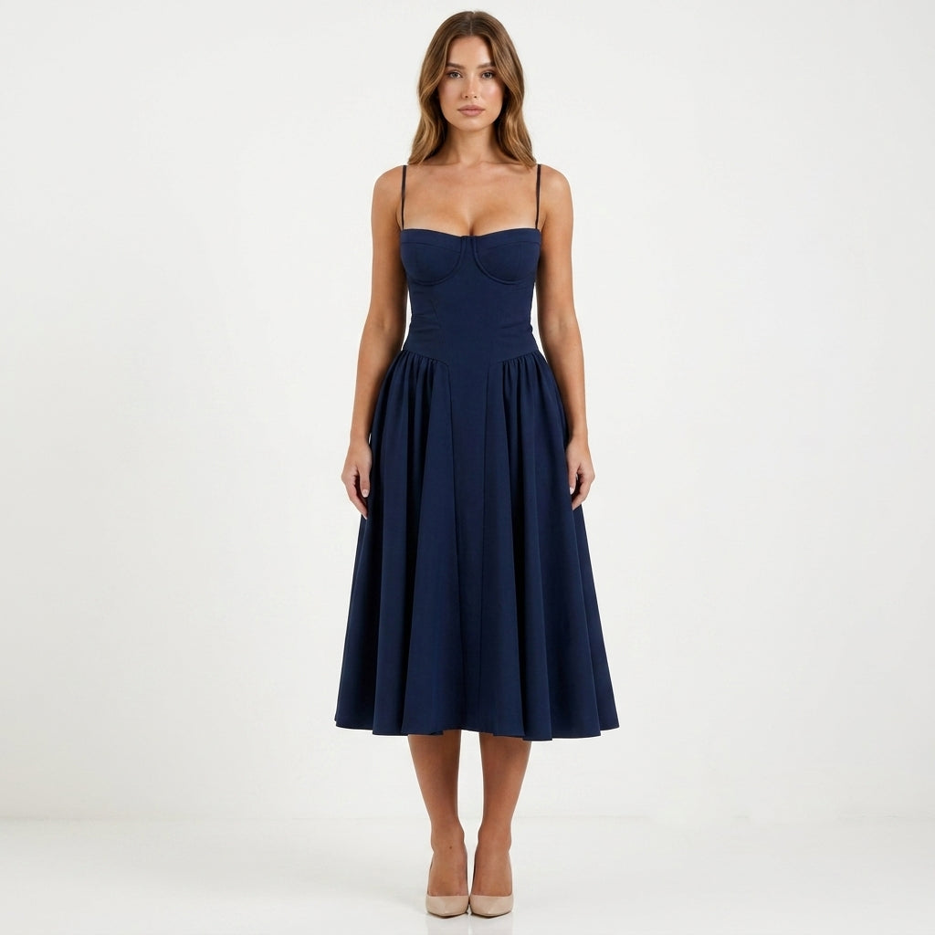 Floral Midi Dress | Elegant Summer Wedding Guest Style - View 11