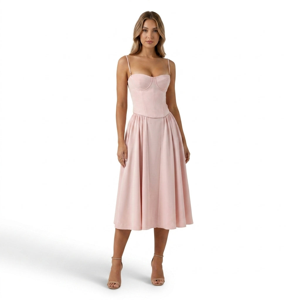 Floral Midi Dress | Elegant Summer Wedding Guest Style - View 13