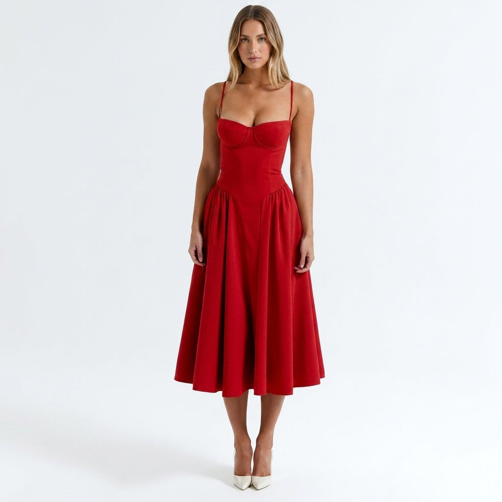 Floral Midi Dress | Elegant Summer Wedding Guest Style - View 7