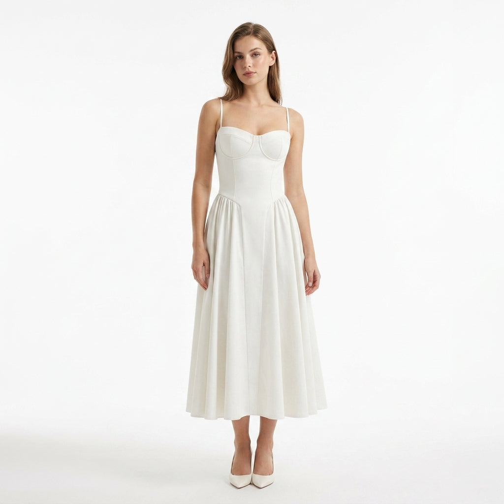 Floral Midi Dress | Elegant Summer Wedding Guest Style - View 9