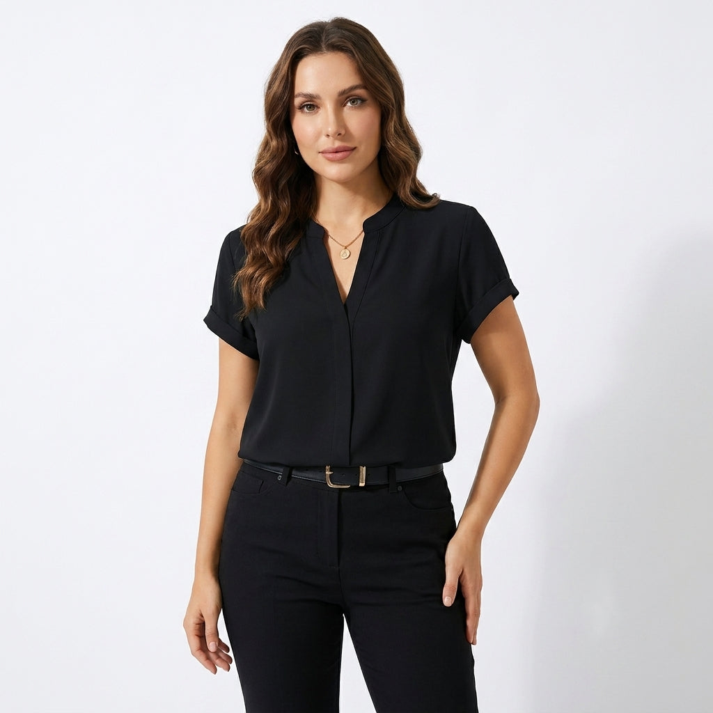 Elegant Plus Size Chiffon Blouse | Versatile Summer Style - View 4