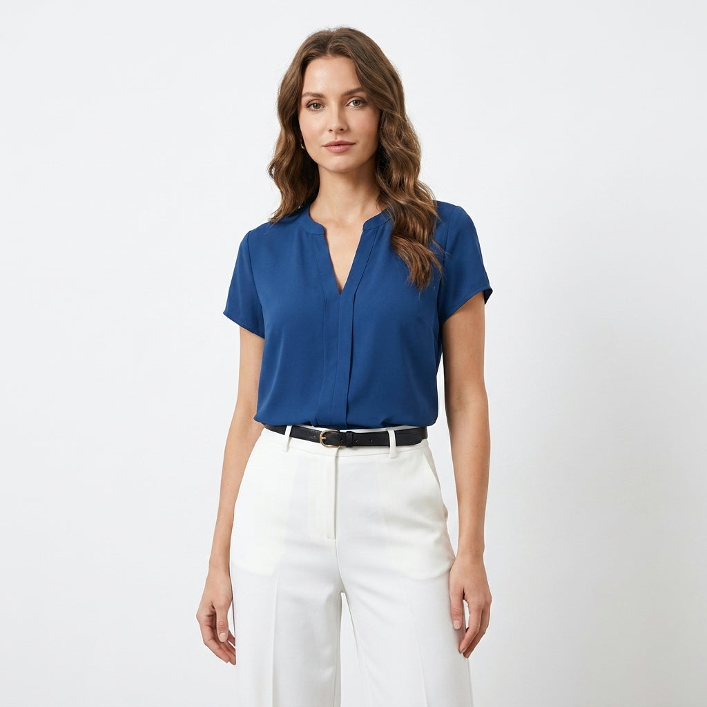 Elegant Plus Size Chiffon Blouse | Versatile Summer Style - View 5