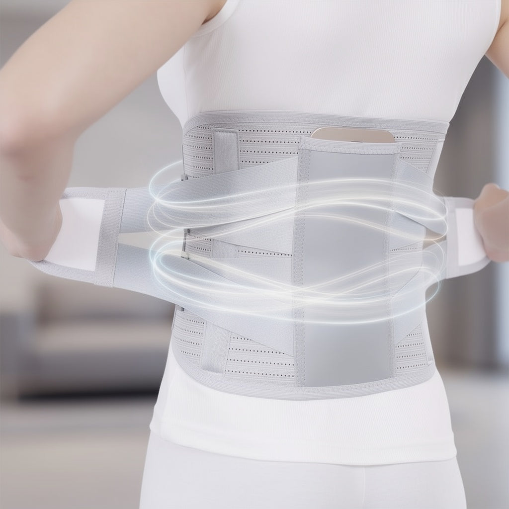Back Brace Support | Adjustable Steel Plate Posture Corrector - View 2