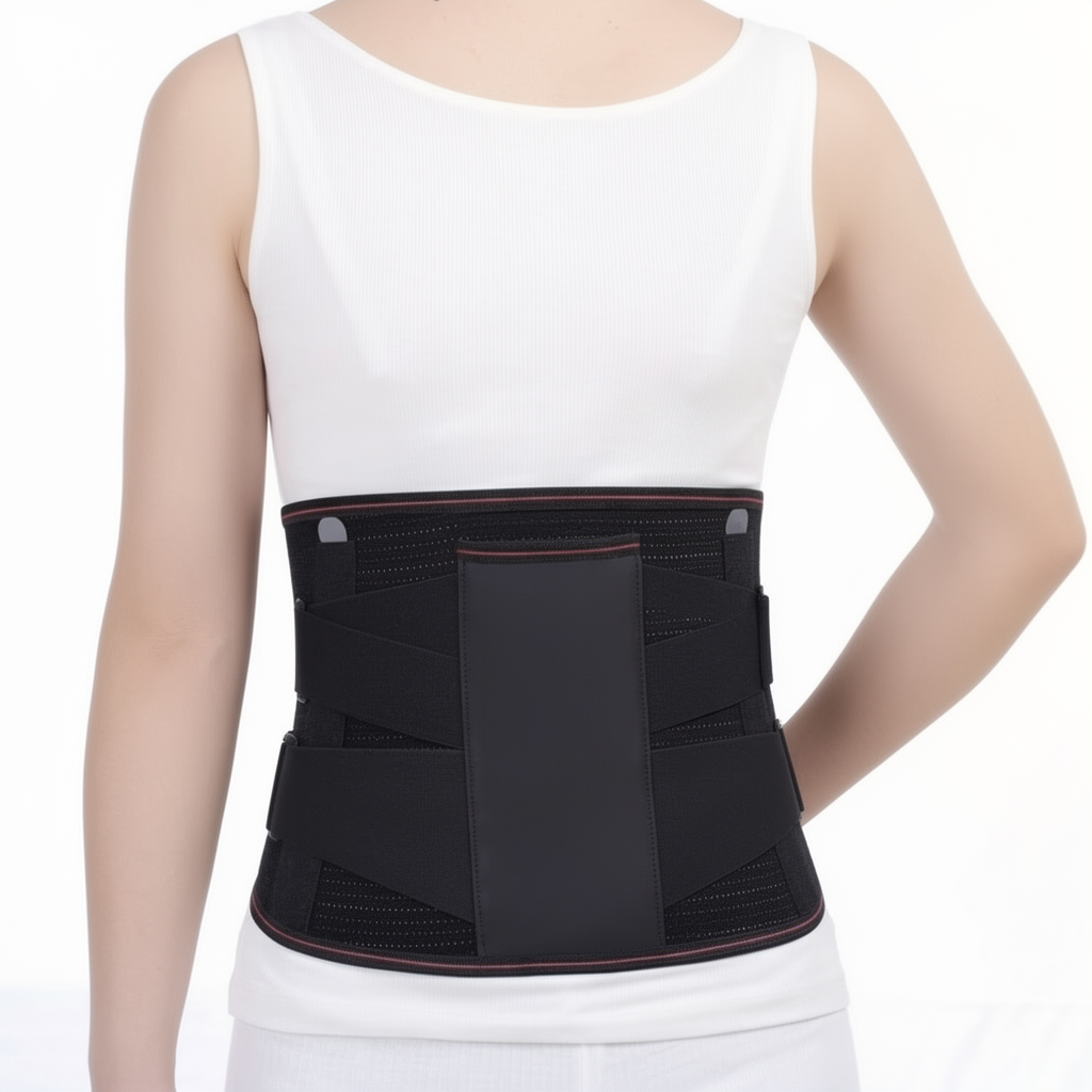 Back Brace Support | Adjustable Steel Plate Posture Corrector - View 3