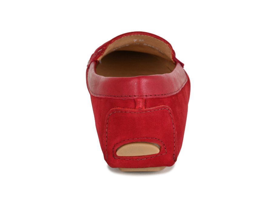 Mocassino da guida in pelle PIPER Bordeaux