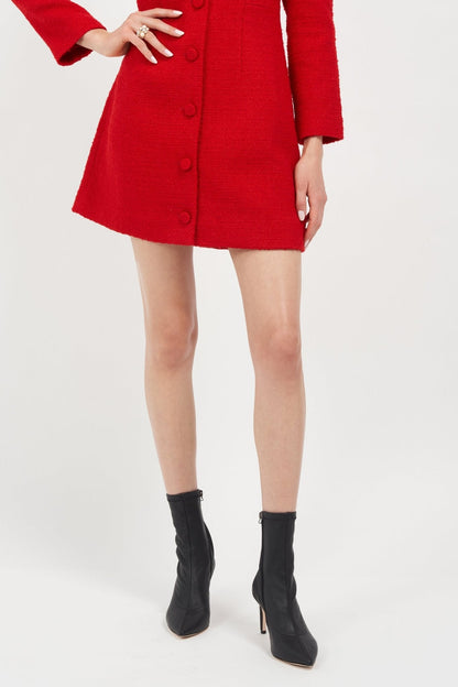 Dakota stretch jurk laarsje met stiletto hak