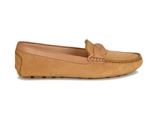 Mocassino da guida in pelle PIPER color cammello