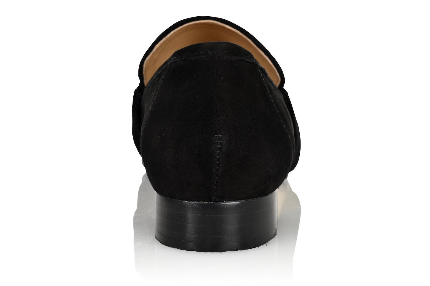 Adonis Schwarzer Nubukleder Slipper