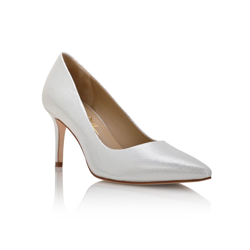 Deborah Silver Mesh Leder