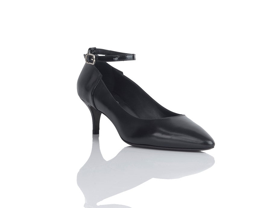 Coco - svart nappa / svart patent