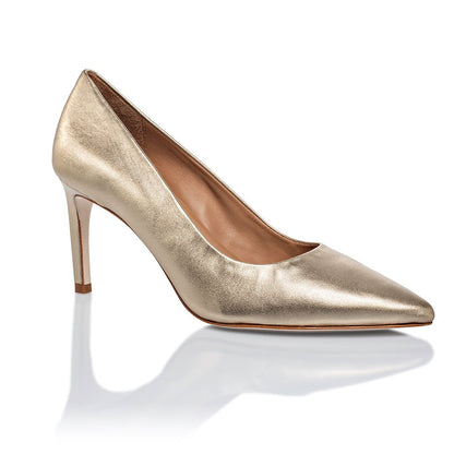 Deborah 2.0 Champagne Gull Metallisk