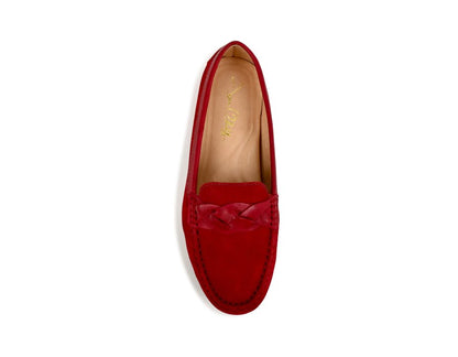 Mocassino da guida in pelle PIPER Bordeaux
