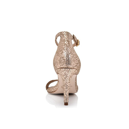 Simone Champagne Metallisk Slange