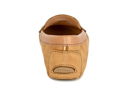 PIPER leren rijloafer camel