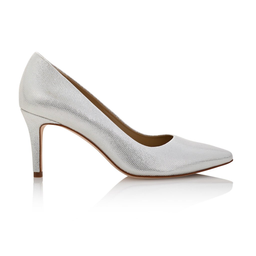 Deborah Silver Mesh Leder
