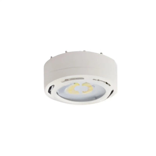 Puck LED-lampa 4W 120V, 3000K dimbar, yta- eller infällningsmontering