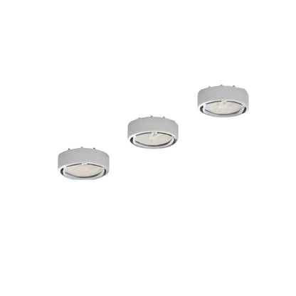 Pucklampor 12W 120V 3000K Dimmbara Set med Monteringsalternativ & Stickkontakt