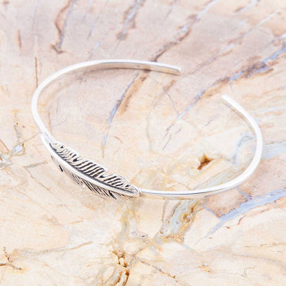 Bracciale a polsino con piuma Sterling Quill