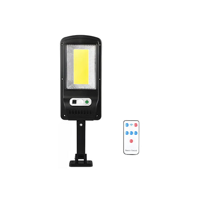 Fjärrstyrd solcells gatulampa med rörelsesensor och LED-ljus