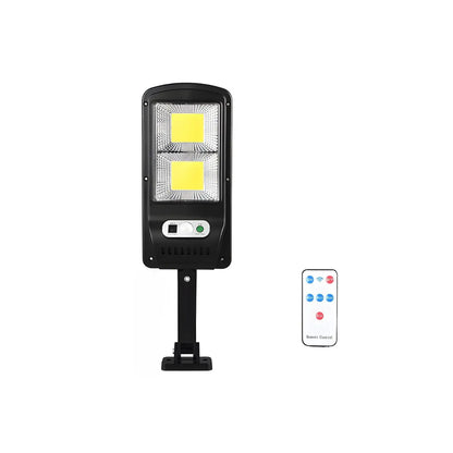 Fjärrstyrd solcells gatulampa med rörelsesensor och LED-ljus