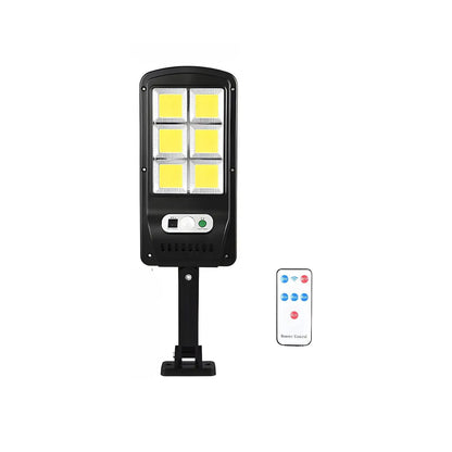 Fjärrstyrd solcells gatulampa med rörelsesensor och LED-ljus