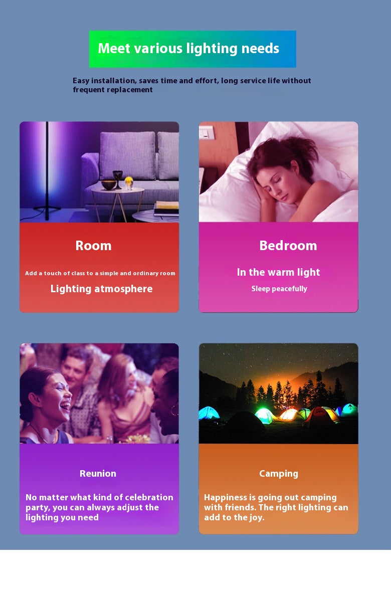 Fantastisk färgad LED-lampa med 5V mobilström för kraftfull belysning