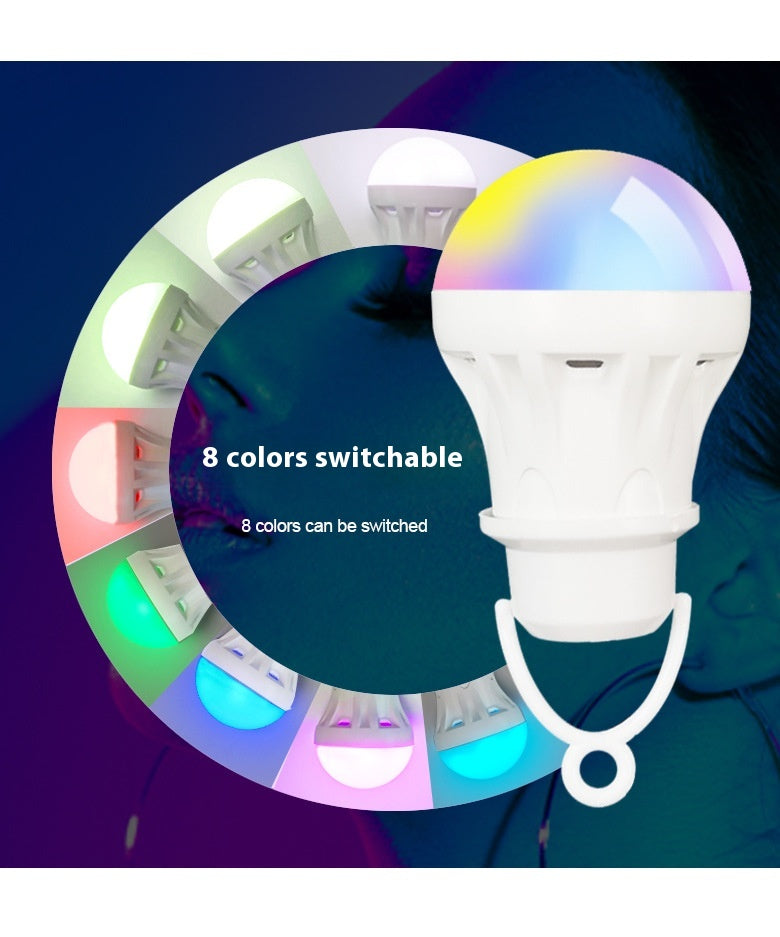 Fantastisk färgad LED-lampa med 5V mobilström för kraftfull belysning