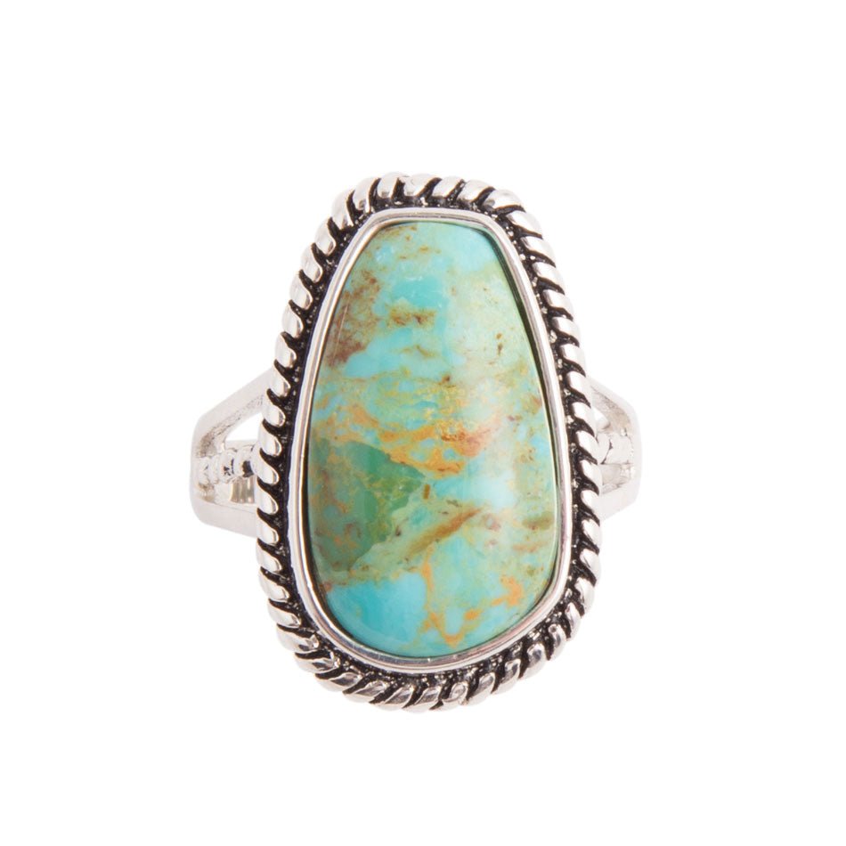 Seilring Türkis - Sterlingsilber