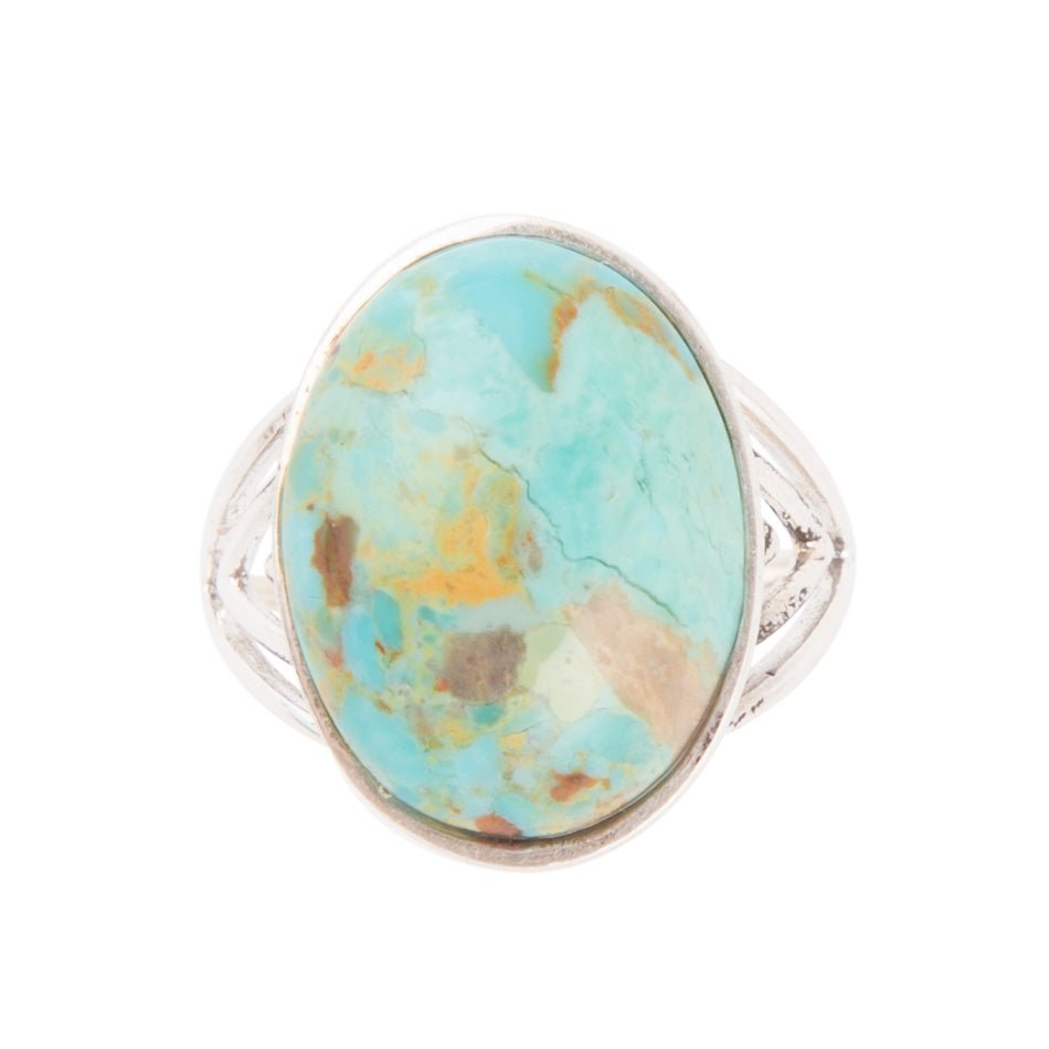 Anello di Raffinata Rustica - Turchese