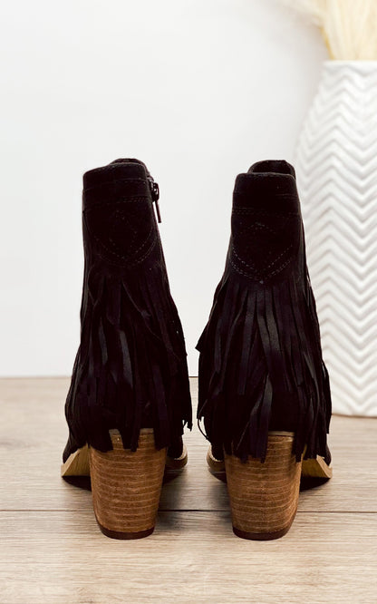 Sandra Fransen-Stiefeletten in Schwarz