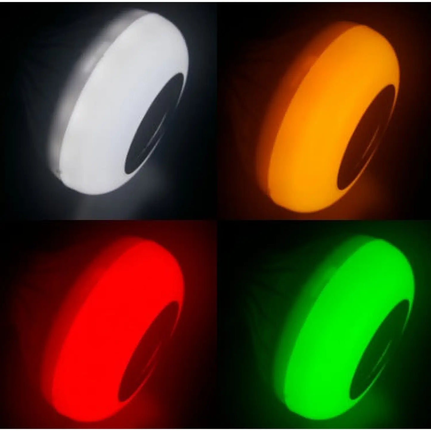 Sju-färgs LED-lampa med fjärrkontroll och trådlöst ljud