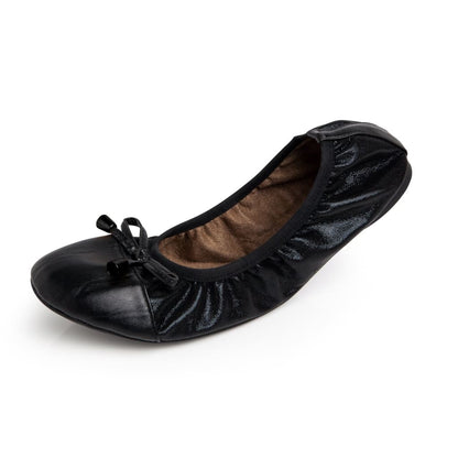 Premium schwarze Ballerinas