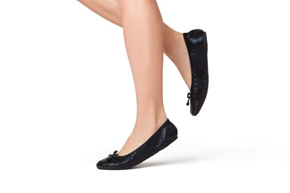 Premium schwarze Ballerinas