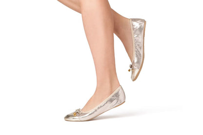 Premium champagne platte schoenen