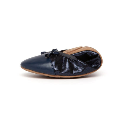 Premium Marineblaue Ballerinas