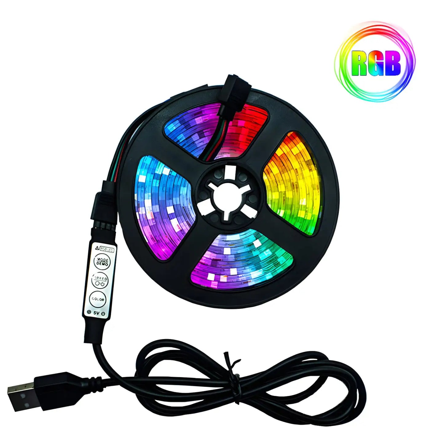 Smart LED-lampor Bluetooth RGB-remsa med fjärrkontroll