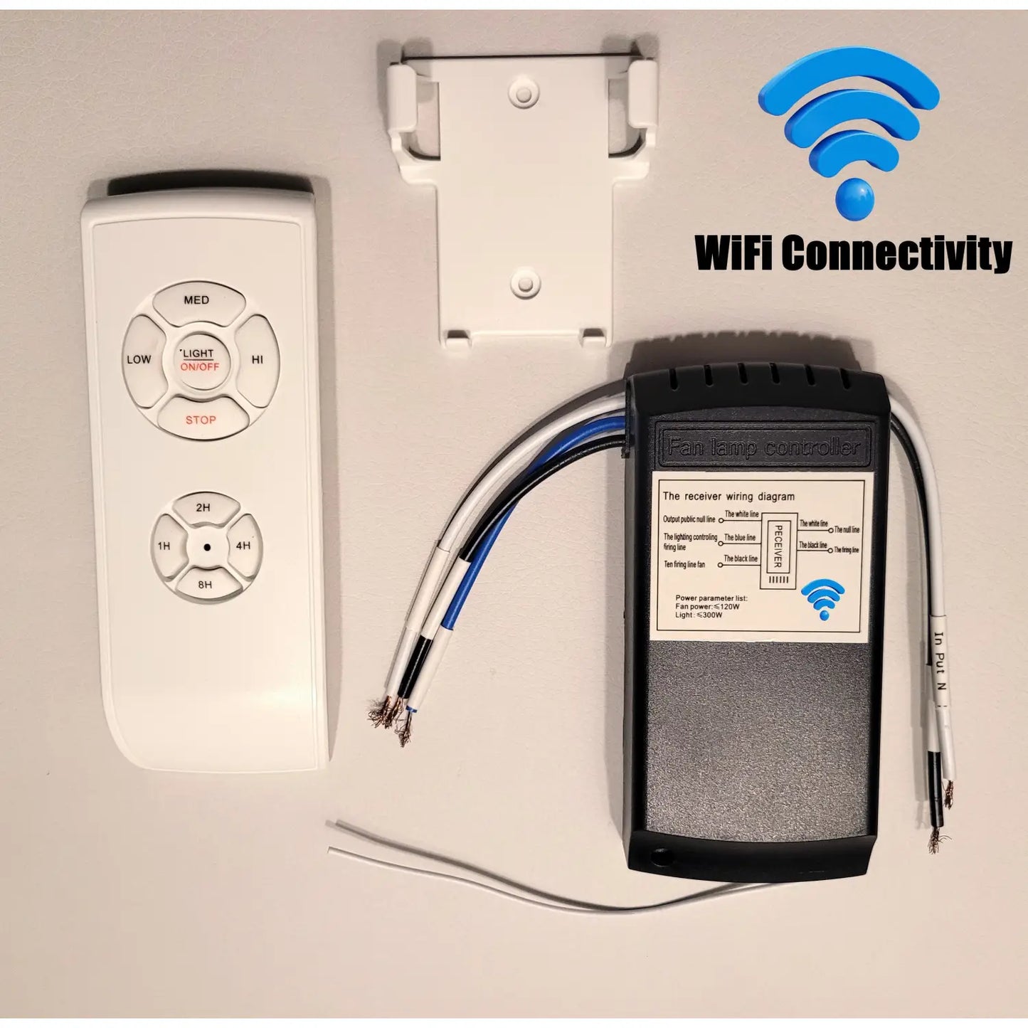 Smart Wifi-aktiverat 3-i-1 universellt fjärrkontrollkit för takfläkt