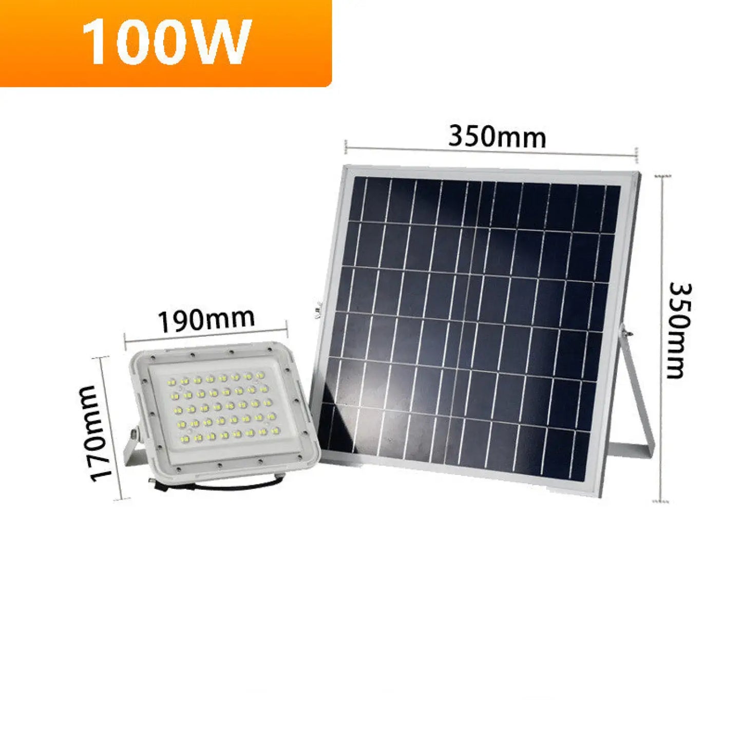 Solenergi LED-strålkastare - Hög ljusstyrka & vattentät utomhus