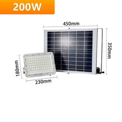 Solenergi LED-strålkastare - Hög ljusstyrka & vattentät utomhus