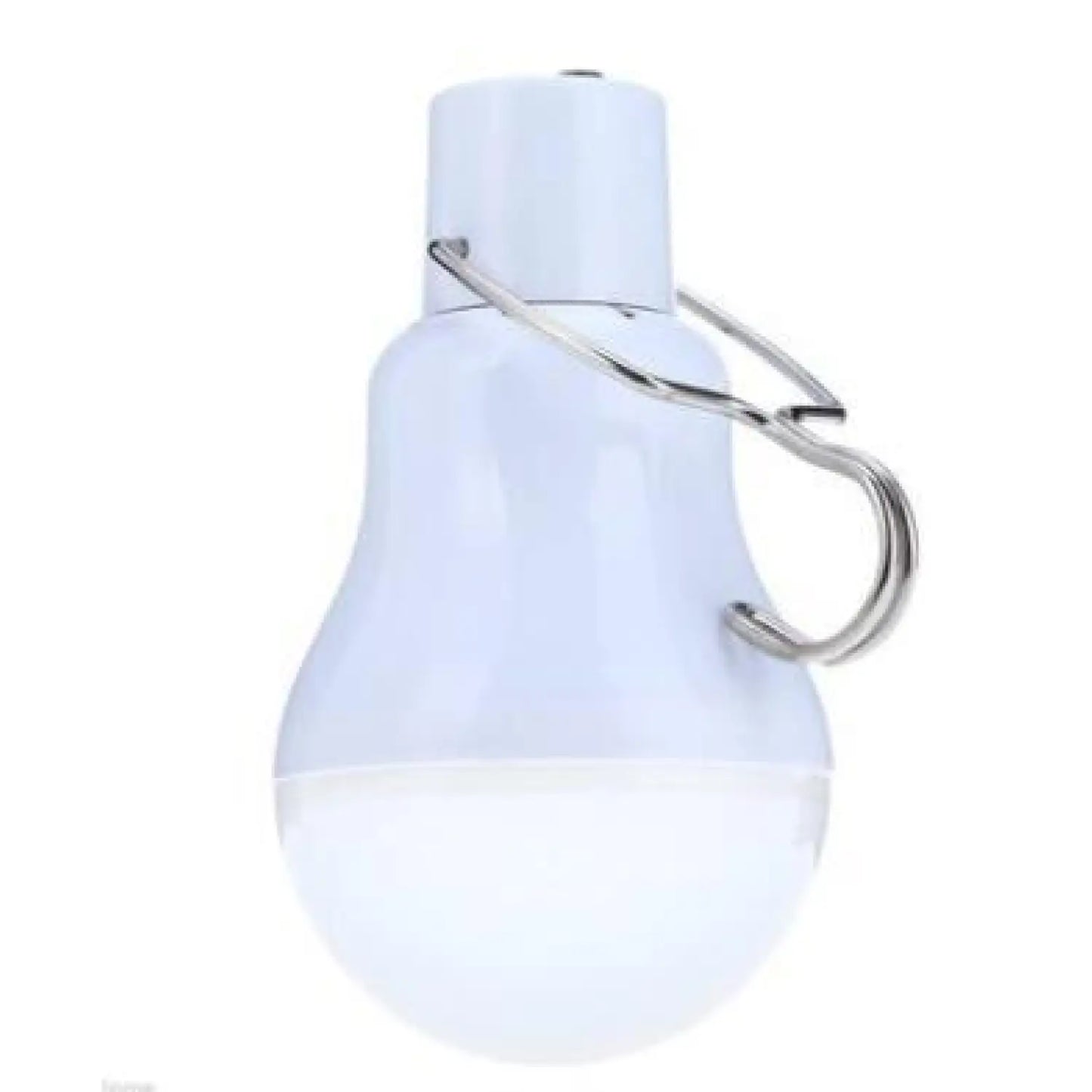 Solcellsdriven glödlampa med panel för miljövänlig belysning