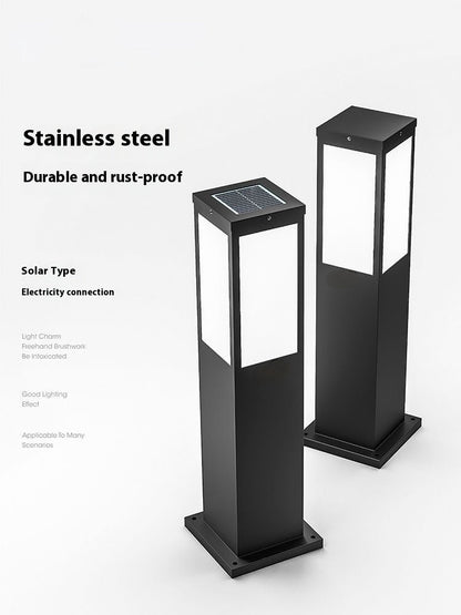 Solcellsdriven trädgårdslampa för stilfull utomhusbelysning