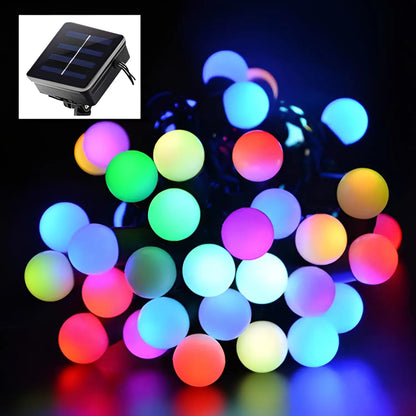 Solcellsljusslinga LED - Dekorativ lykta för julen